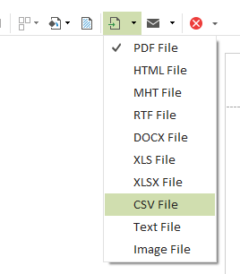 Screenshot showing the Export Document button in FeedWatch